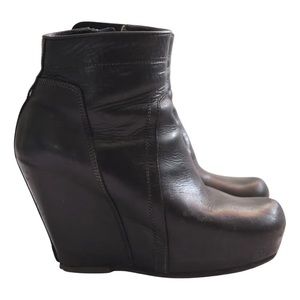Rick Owens Wedge Boots sz 36